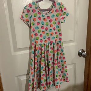 Dot Dot Smile Size 5/6 Cap Sleeve Strawberry